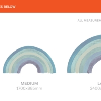 Rainbow - Blue Kids Decal - Grafico Melbourne