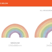 Rainbow - Original Kids Decal - Grafico Melbourne