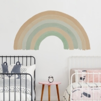 Rainbow - Teal & Oatmeal Kids Decal - Grafico Melbourne