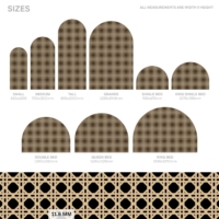 Rattan - Black Arches - Wall Decals - Grafico Melbourne