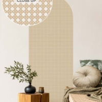 Rattan - Cream Arches - Wallpaper - Grafico Melbourne