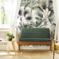 Retro Palm Wallpaper - Grafico Melbourne