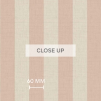 Striped Linen 60mm - Blush Wallpaper - Grafico Melbourne