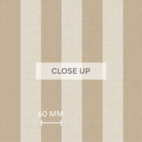 Striped Linen 60mm - Caramel Wallpaper - Grafico Melbourne 02