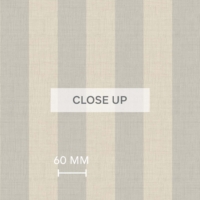Striped Linen 60mm - Light Grey Wallpaper - Grafico Melbourne