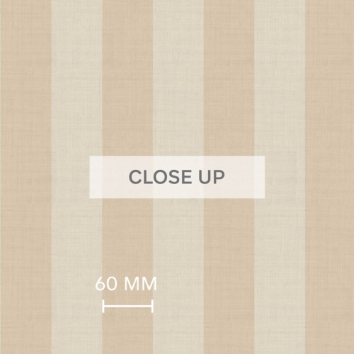 Striped Linen 60mm - Natural Wallpaper - Grafico Melbourne