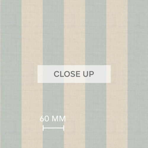 Striped Linen 60mm - Powder Blue Wallpaper - Grafico Melbourne