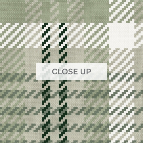 Tartan Houndstooth - Mossy Green Wallpaper - Grafico Melbourne