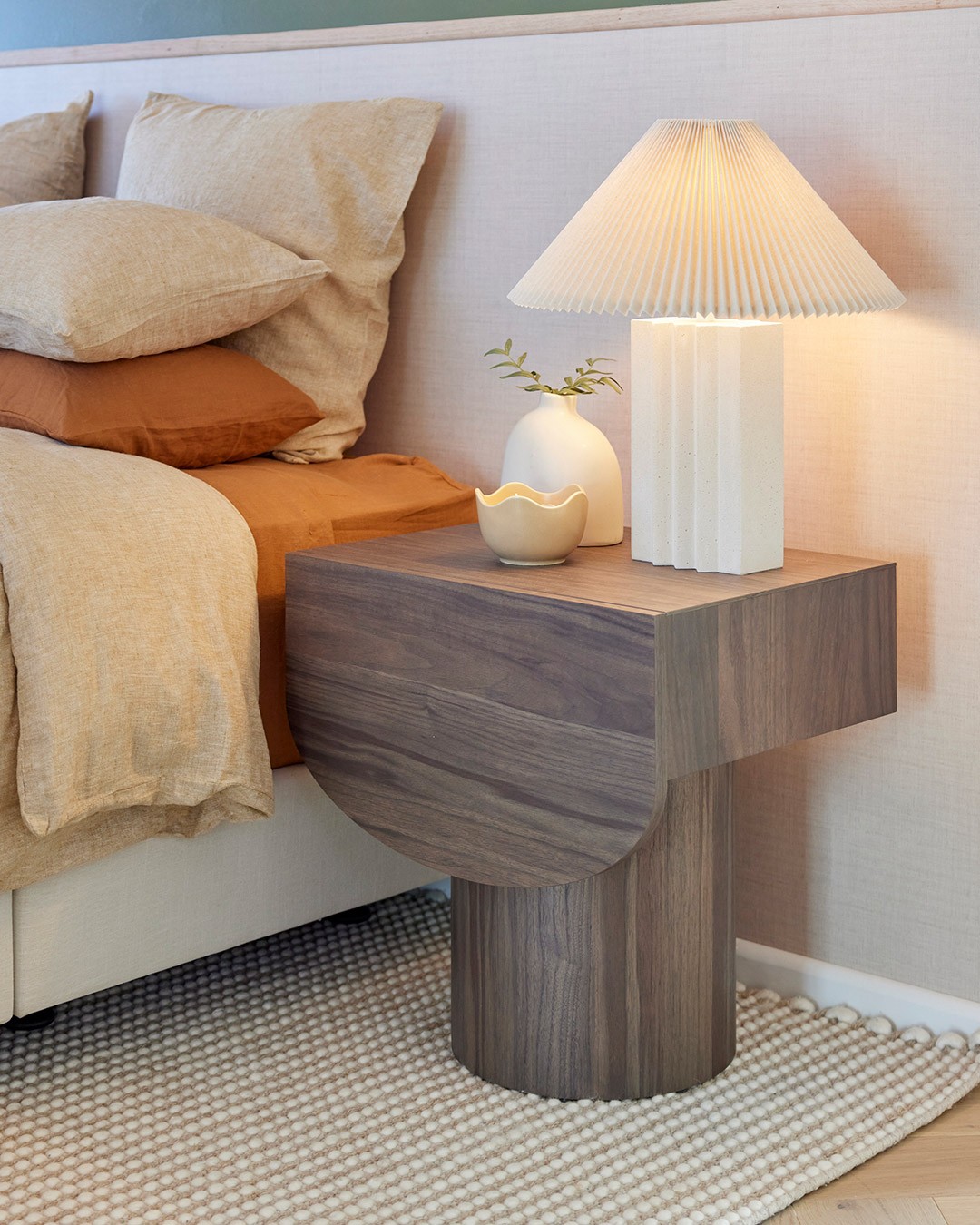 Textured Warm Linen Wallpaper - Grafico Melbourne