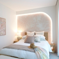 Tropicale - Linen Peach Wallpaper - Grafico Melbourne