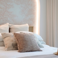 Tropicale - Linen Peach Wallpaper - Grafico Melbourne