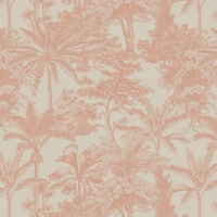 Tropicale - Linen Peach Wallpaper - Grafico Melbourne
