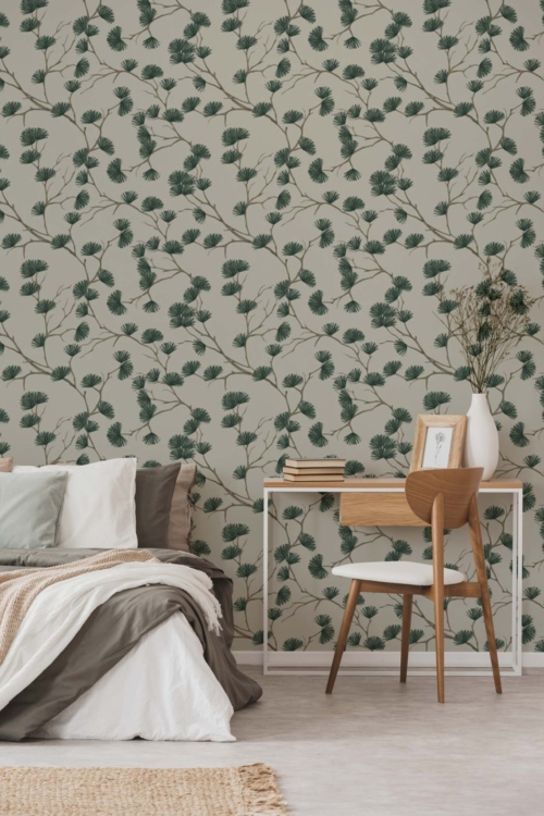 Twisting Pine Wallpaper - Grafico Melbourne