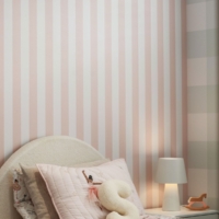 Vertical Stripe 60mm - Blush Wallpaper - Grafico Melbourne