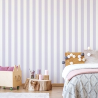 Vertical Stripe 60mm - Lavender Wallpaper - Grafico Melbourne