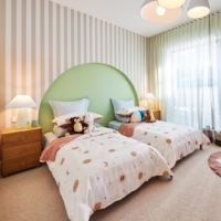 Vertical Stripe 60mm - Olive Wallpaper - Grafico Melbourne