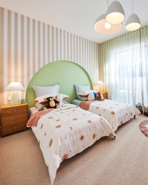 Vertical Stripe 60mm - Olive Wallpaper - Grafico Melbourne