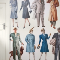 Vintage Fashion Wallpaper - Grafico Melbourne