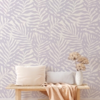 Wandering Palms - Lavender Wallpaper - Grafico Melbourne