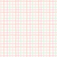 Watercolour Gingham - Mint Cotton Candy Wallpaper - Grafico Melbourne